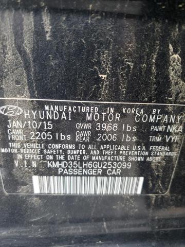2016 HYUNDAI ELANTRA GT KMHD35LH6GU253099