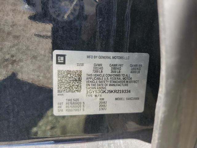 2019 CADILLAC ESCALADE E 1GYS3GKJ5KR219334