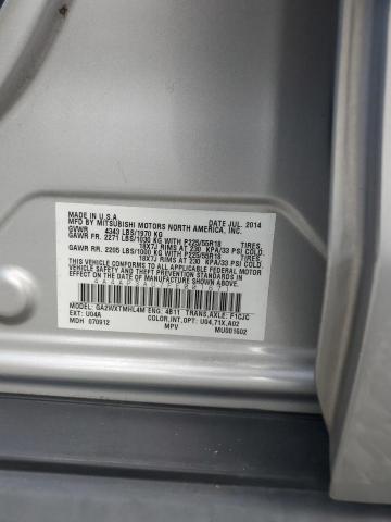 2015 MITSUBISHI OUTLANDER 4A4AP3AU7FE001671