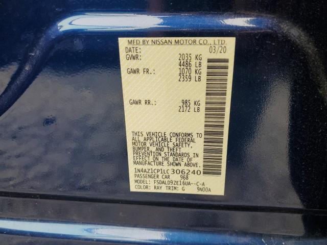 2020 NISSAN LEAF SV 1N4AZ1CP1LC306240
