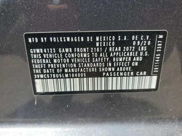 2020 VOLKSWAGEN JETTA S #3319027268