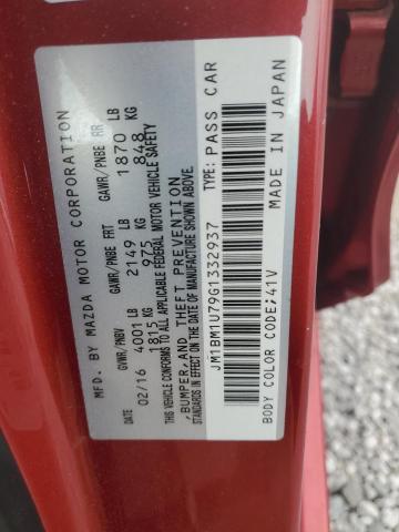 2016 MAZDA 3 SPORT JM1BM1U79G1332937