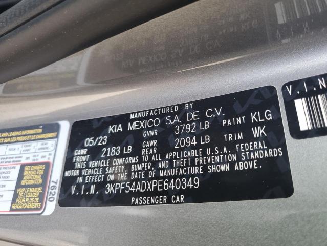 2023 KIA FORTE GT L 3KPF54ADXPE640349