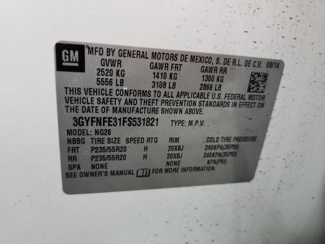 2015 CADILLAC SRX PERFORMANCE COLLECTION 3GYFNFE31FS531821