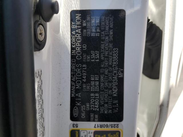 2016 KIA SPORTAGE L KNDPB3ACXG7838833