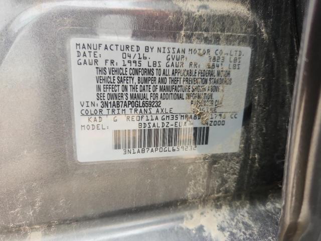 2016 NISSAN .4X2XE 3N1AB7AP0GL659232