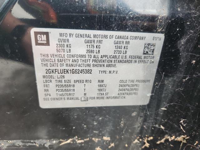 2016 GMC TERRAIN SL 2GKFLUEK1G6245382