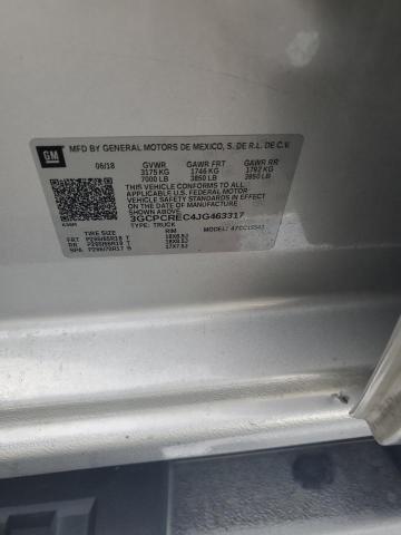 2018 CHEVROLET SILVERADO 3GCPCREC4JG463317