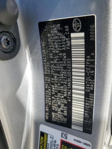2020 TOYOTA CAMRY TRD 4T1NZ1AK9LU042693