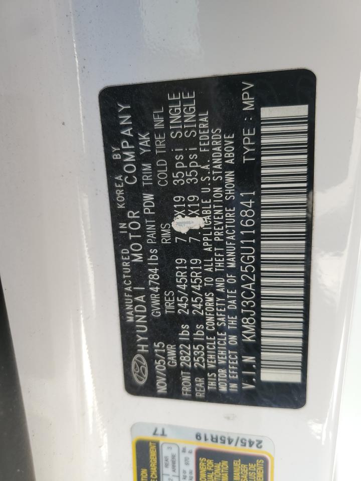 Lot #3232580794 2016 HYUNDAI TUCSON LIM