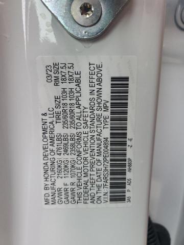 2023 HONDA CR-V EXL 7FARS3H72PE004894