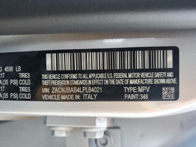 2020 JEEP RENEGADE SPORT ZACNJBAB4LPL84021