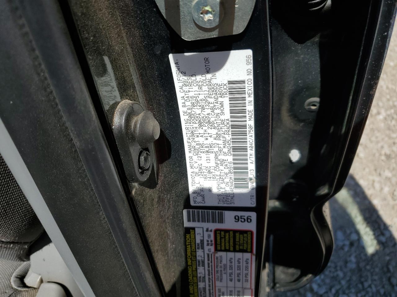 TOYOTA TACOMA DOUBLE CAB