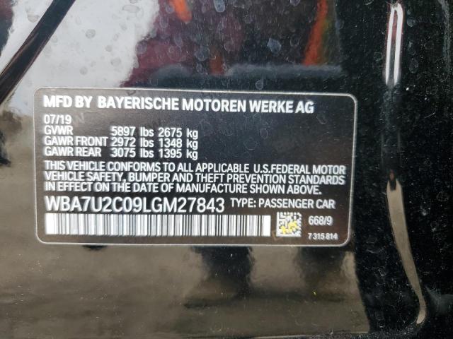 2020 BMW 750 XI WBA7U2C09LGM27843