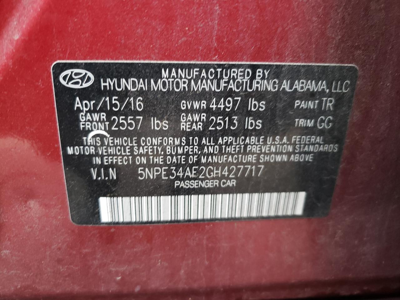 HYUNDAI SONATA SPORT