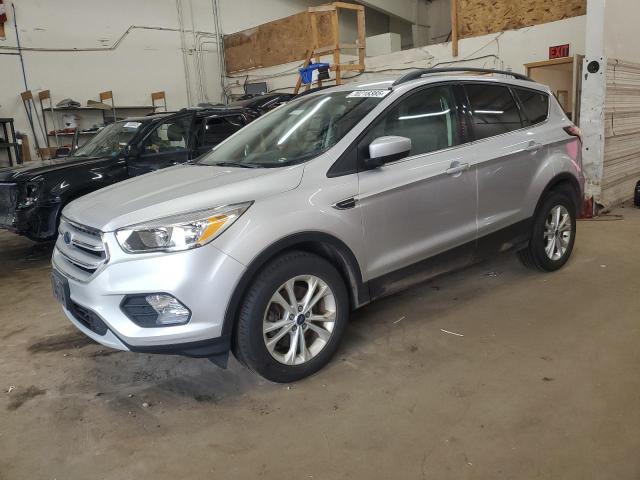 FORD ESCAPE SE 2018 silver  gas 1FMCU9GD2JUB28695 photo #1