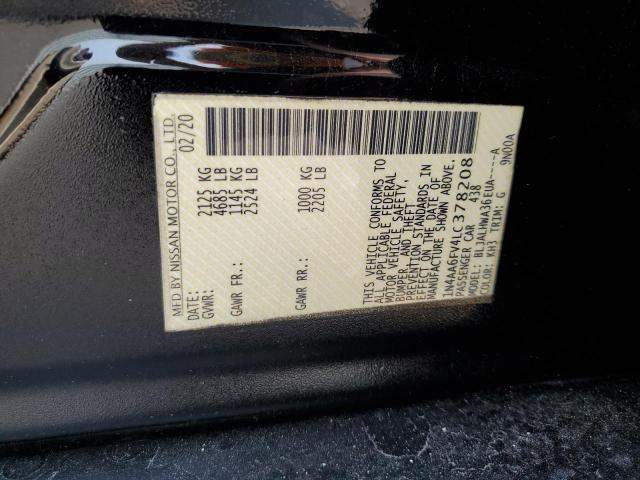 2020 NISSAN MAXIMA PLATINUM 1N4AA6FV4LC378208