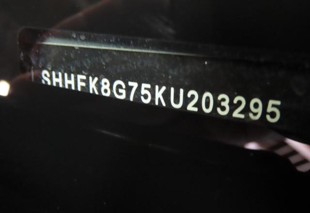 2019 HONDA CIVIC TYPE-R TOURING SHHFK8G75KU203295