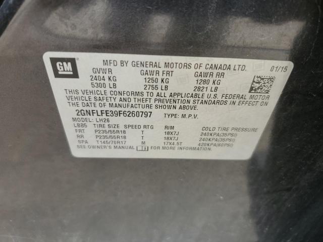 2015 CHEVROLET EQUINOX LT - 2GNFLFE39F6260797