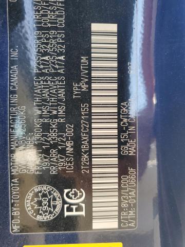 2015 LEXUS RX 350 BAS 2T2BK1BAXFC271155