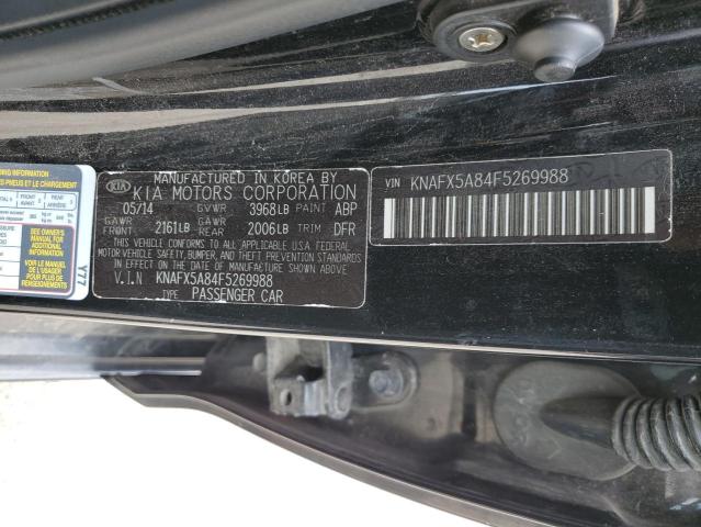 2015 KIA FORTE EX KNAFX5A84F5269988