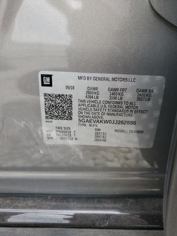 2018 BUICK ENCLAVE ESSENCE 5GAEVAKW0JJ262886