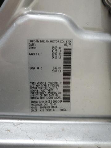 2025 NISSAN ALTIMA SV 1N4BL4DVXSN356609