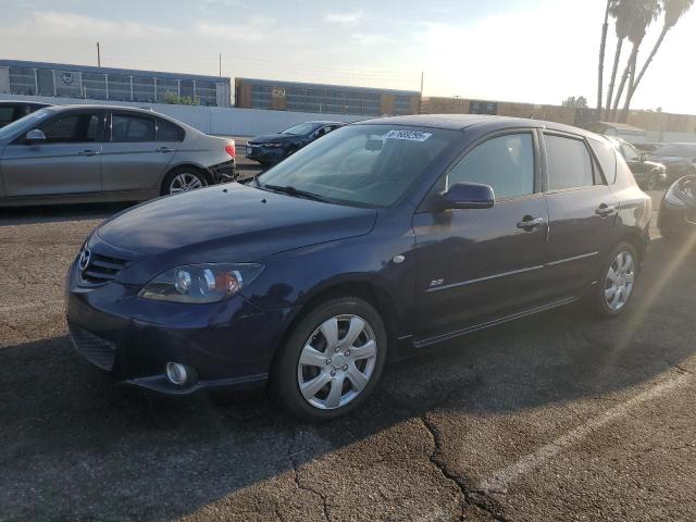 MAZDA 3 HATCHBAC 2005 blue  gas JM1BK143451266460 photo #1