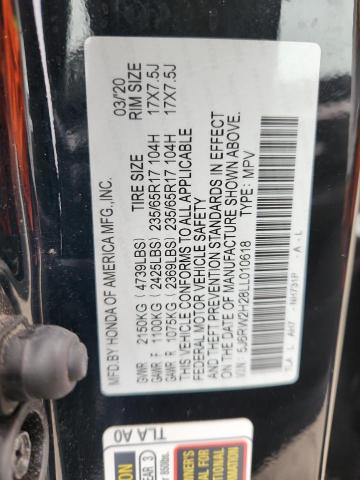 2020 HONDA CR-V LX 5J6RW2H28LL010618