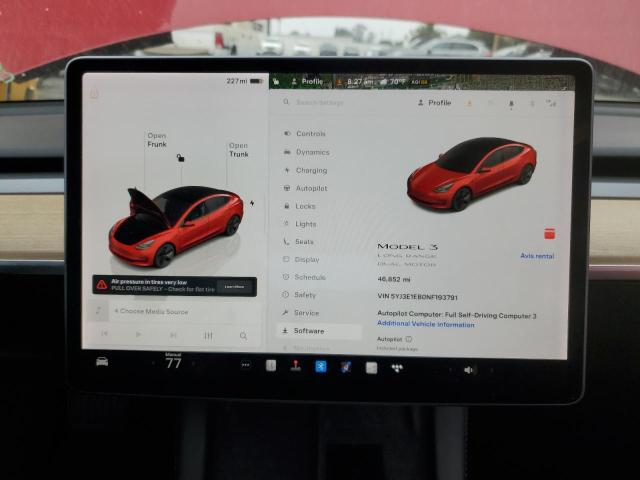 2022 TESLA MODEL 3 5YJ3E1EB0NF193791