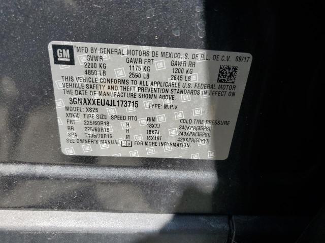 2018 CHEVROLET EQUINOX PREMIER 3GNAXXEU4JL173715