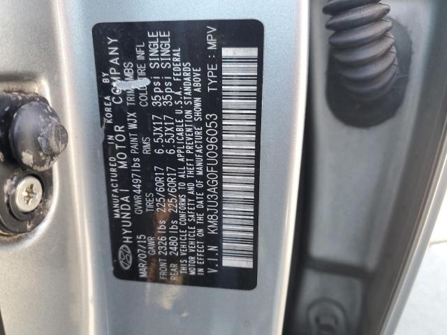 2015 HYUNDAI TUCSON LIMITED KM8JU3AG0FU096053