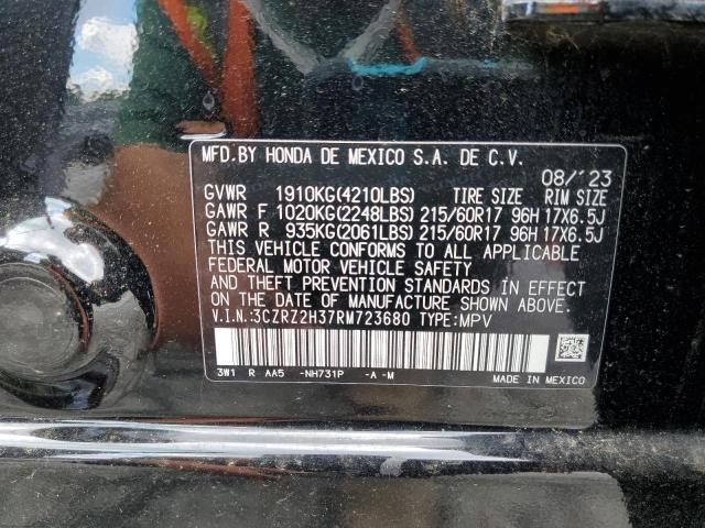 2024 HONDA HR-V LX - 3CZRZ2H37RM723680