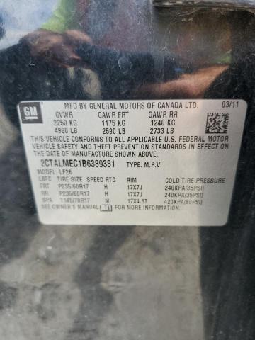 2011 GMC TERRAIN SL - 2CTALMEC1B6389381