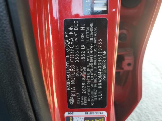 2017 KIA RIO LX KNADM4A33H6119785