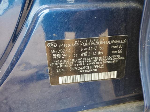 2015 HYUNDAI SONATA SE 5NPE24AFXFH199435