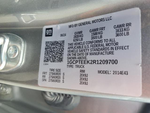 2024 CHEVROLET COLORADO T 1GCPTEEK2R1209700
