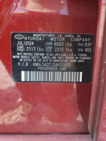 2025 HYUNDAI SONATA N L KMHL54JC1SA431910