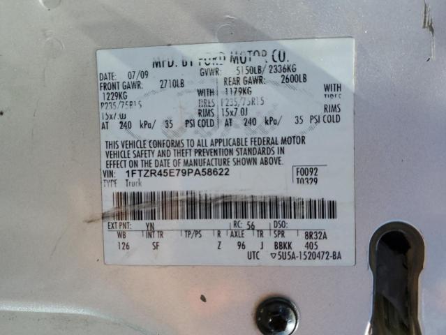 2009 FORD RANGER SUP #3260766481