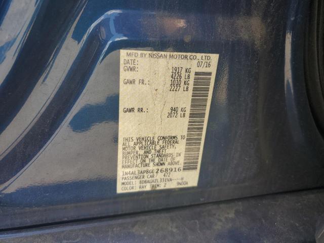 2016 NISSAN ALTIMA 2.5 1N4AL3AP8GC268916