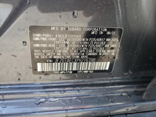 2023 SUBARU CROSSTREK #3287606040