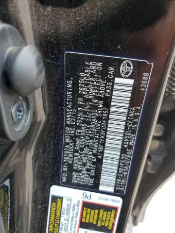 2015 TOYOTA CAMRY 4T1BF1FK8FU041897