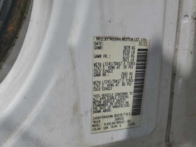 2021 NISSAN NV 1500 S #3286563172