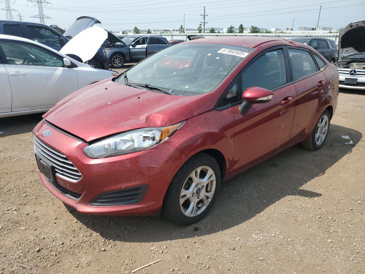 Lot #3308547494 2014 FORD FIESTA SE