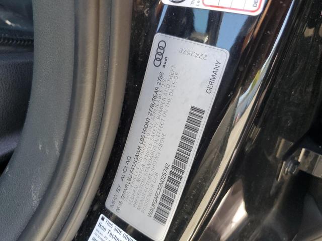 2016 AUDI A6 PREMIUM PLUS WAUFGAFC3GN025742