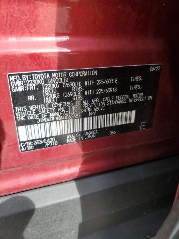 2022 TOYOTA RAV4 LIMIT JTMD6RFV8ND062687