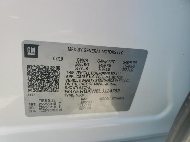 2020 BUICK ENCLAVE ES 5GAERBKW8LJ124753