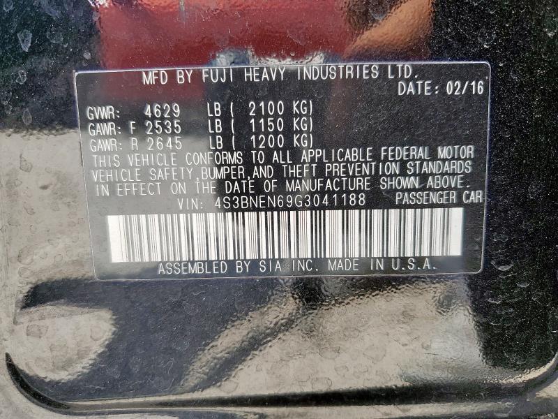 2016 SUBARU LEGACY 3.6 4S3BNEN69G3041188