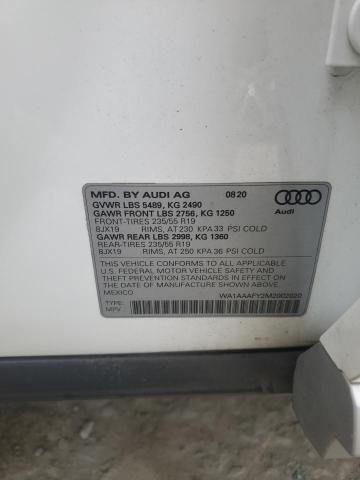 2021 AUDI Q5 PREMIUM - WA1AAAFY2M2002020