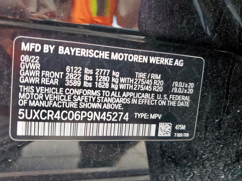 2023 BMW X5 SDRIVE 5UXCR4C06P9N45274